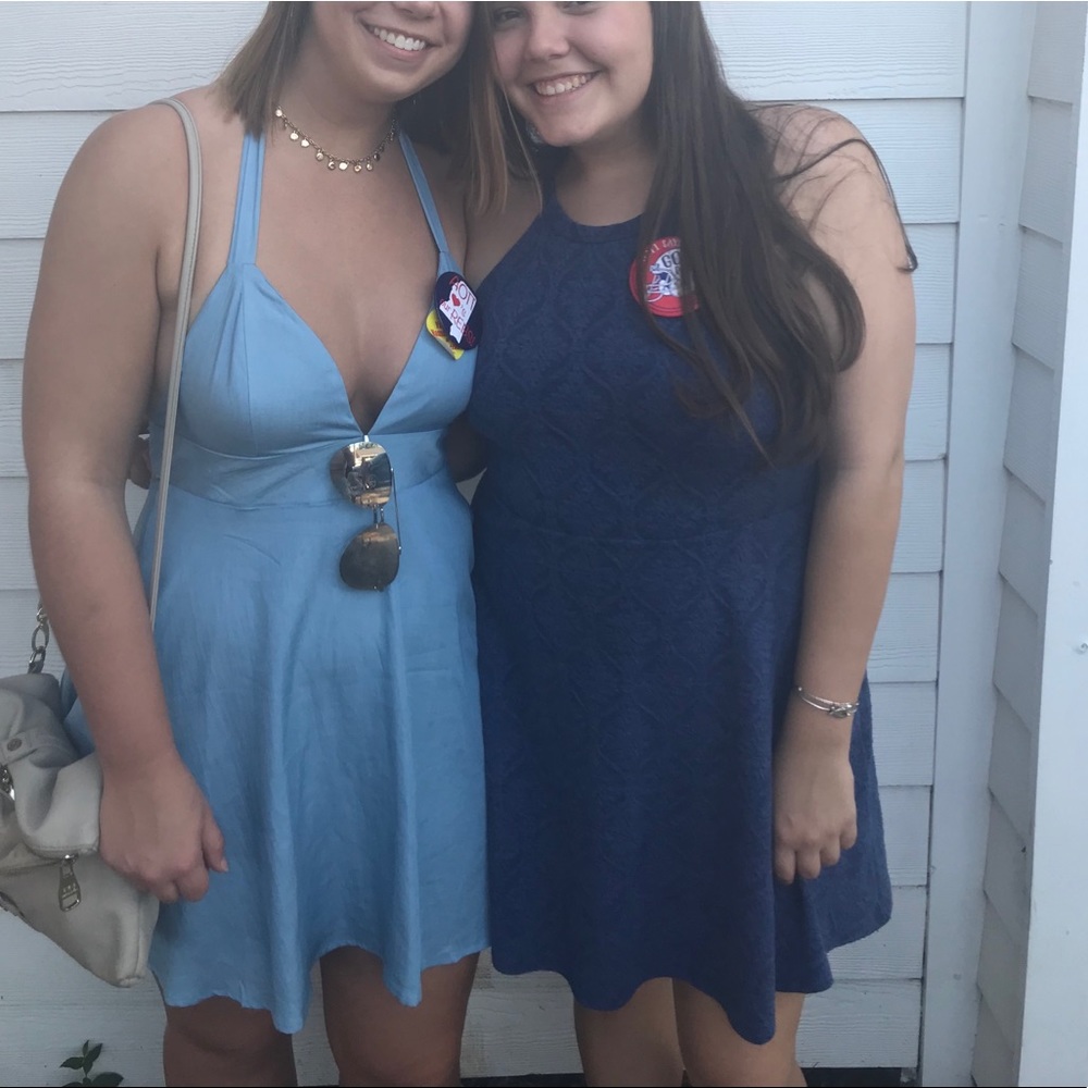 Navy blue dress